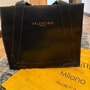 Mario Valentino Black Leather Bag